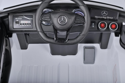 Детский электромобиль (2020) Mercedes JJ7887-P (лицензия, 12V, 4.5AH) (Белый)