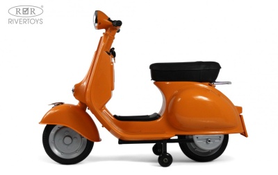 Детский электроскутер VESPA (M888MM) оранжевый