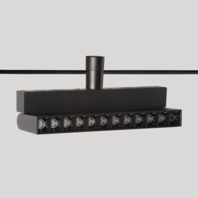 Трек-светильник Флекси 12W LED 3000К 48 V черный 22*13*2,3см (852011001)