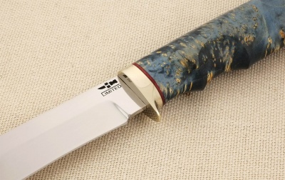 Нож Elmax ручной работы порошковая сталь Uddeholm Элмакс Ножемир Limited ГЕПАРД (4108)ELMAX