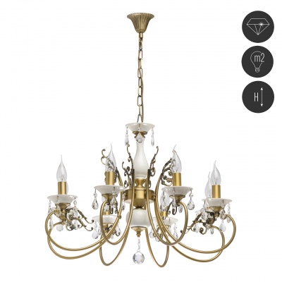 Люстра Свеча 8*60W E14 220 V (683012508)