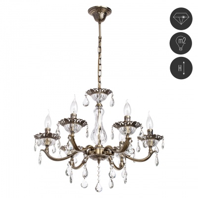 Люстра Свеча 6*60W E14 220 V (301015006)