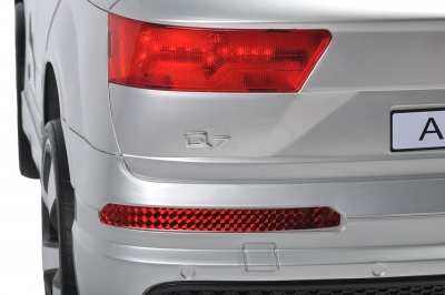Электромобиль AUDI Q7 JJ555 колесо EVA, Экокожа (серый металик)