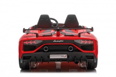 Детский электромобиль Lamborghini Aventador SVJ (A111MP) красный