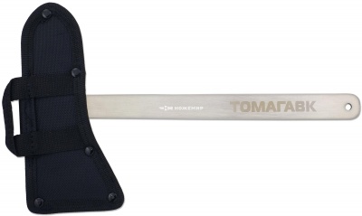 Топорик туристический стальной Баланс Томагавк T-112 TOM в кордуровом чехле