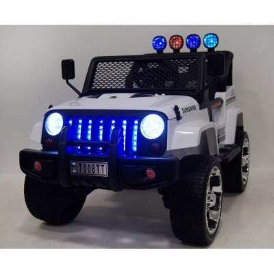 Детский электромобиль Jeep T008TT белый