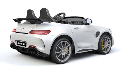 Детский электромобиль Mercedes-Benz GT-R-белый
