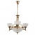 Люстра Афродита 3*60W Е27+3*40W Е14 220 V (317012006)
