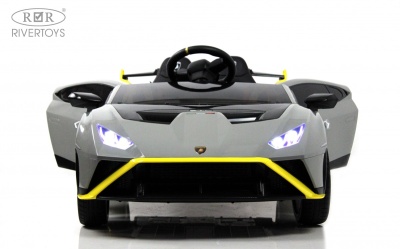 Детский электромобиль Lamborghini Hurac?n STO (E888EE) серый