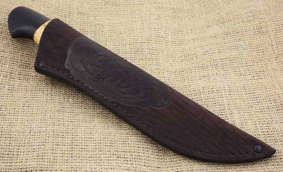 Нож ручной работы Ножемир Россия булатная сталь ВАРАН (5222)б