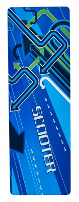 Самокат трюковой WX-S120 (blue/white/бело-синий)