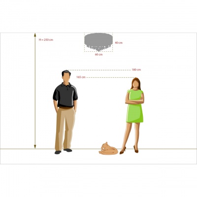 Люстра (пульт) Жаклин 10*20W G9 ChipLED 8*3W 220 V (465012718)