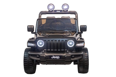Электромобиль Джип Jeep Rubicon 4x4 (чёрный)