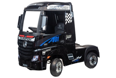 Электромобиль Грузовик Mercedes-Benz Truck 4x4 (чёрный краска)