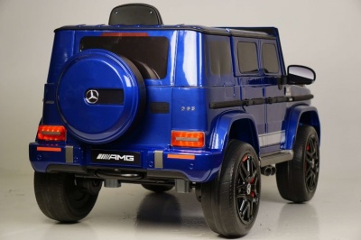 Детский электромобиль Mercedes-Benz G63 (K999KK)-4 WD синий глянец