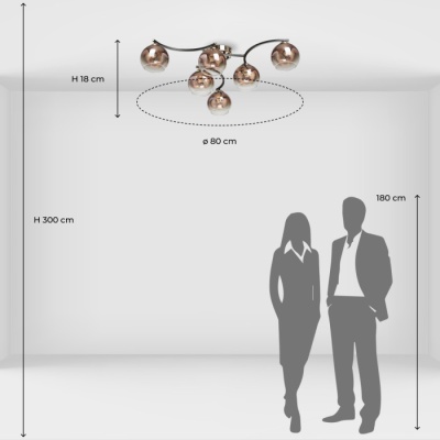 Люстра Вита 6*60W E27 220 V (220013306)
