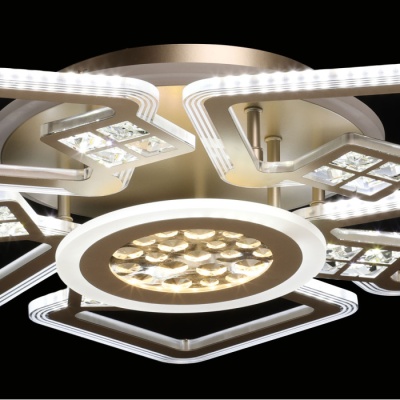 Люстра (пульт) Мадлен 134+28W LED 220 V (424016107)