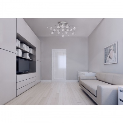 Люстра (пульт) Амелия 16*2,5W G4 LED 220 V (360014116)