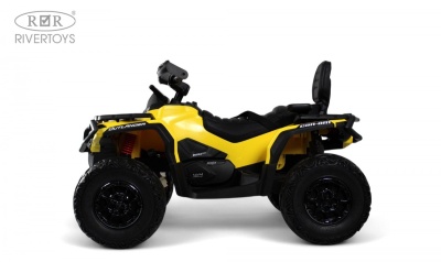 Детский электроквадроцикл BRP Can-Am Outlander (Y888YY) желтый