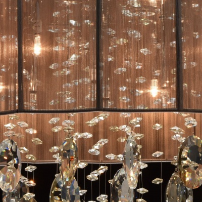 Люстра (пульт) Жаклин 10*20W G9 ChipLED 8*3W 220 V (465012718)