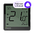 Беспроводной терморегулятор, черный, с модулем Zigbee, с аккумулятором ENGO (EONE-BATB)