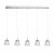 Люстра Торес 5*4,5W LED 220 V (110011205) Люстра Торес 5*4,5W LED 220 V (110011205)