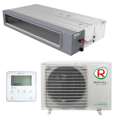 Полупромышленная сплит-система канального типа ROYAL CLIMA COMPETENZA DC INVERTER (CO-D 24HNDI/CO-E 24HNDI)