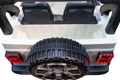 Электромобиль Джип Jeep Rubicon 4x4 (белый)