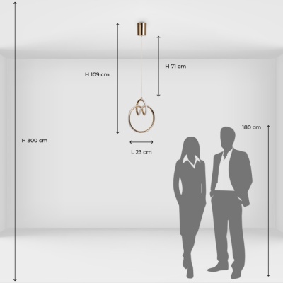 Люстра Аурих 33W LED 220V (108010701)