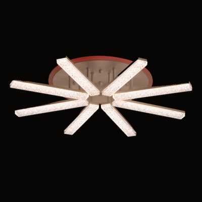 Люстра (пульт) Оскар 8X10W+22W RGB LED 220 V (510012008)