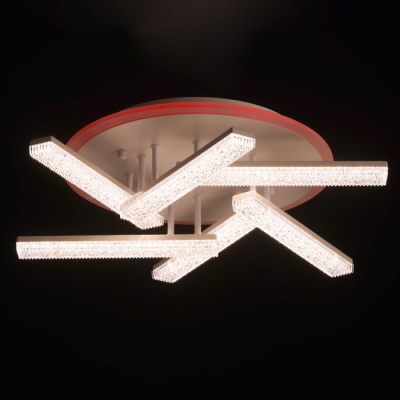 Люстра (пульт) Оскар 6X10W+22W RGB LED 220 V (510012106)