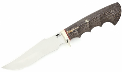 Нож Elmax ручной работы порошковая сталь Uddeholm Элмакс Ножемир Limited КАРДИНАЛ (4105)ELMAX