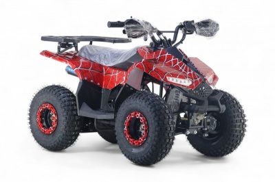 Детский квадроцикл LEON 49CC красный спайдер