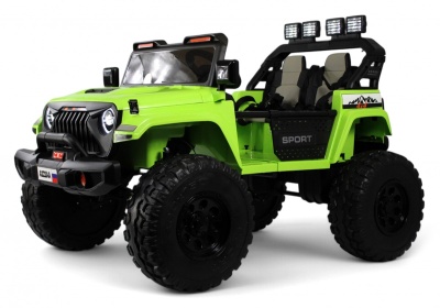 Детский электромобиль Jeep A222AA зеленый