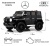 Детский электромобиль Mercedes-Benz G65 (E111EE) черный глянец