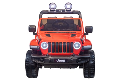 Электромобиль Джип Jeep Rubicon 4x4 (красный)
