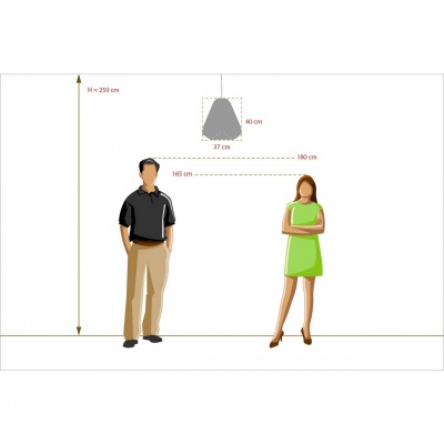 Люстра Кассель 1*60W E27 220 V (643012001)