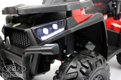 Детский электроквадроцикл H999HH красный Spider