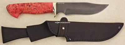 Нож булатный ручной работы Ножемир Limited СКАЛА (4076)BULAT