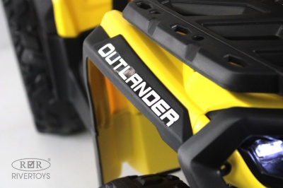 Детский электроквадроцикл BRP Can-Am Outlander (Y888YY) желтый