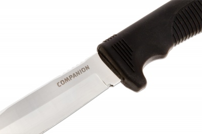 Нож туристический с резиновой ручкой Ножемир Companion H-227 в чехле