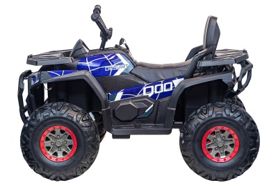 Электромобиль Квадроцикл Qwatro XMX607 4х4 (синий спайдер)