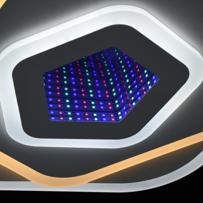 Люстра (пульт) Мадлен 114W+7W LED 220 V (424012101)