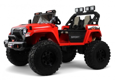 Детский электромобиль Jeep A222AA красный