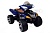 Детский электроквадроцикл E005KX синий (кожа)
