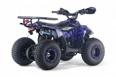Детский квадроцикл LEON 49CC синий спайдер