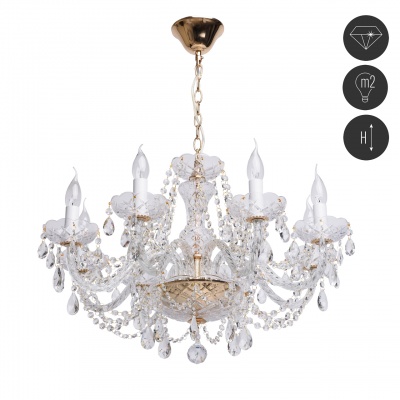 Люстра Каролина 8*60W E14 220 V (367012708)