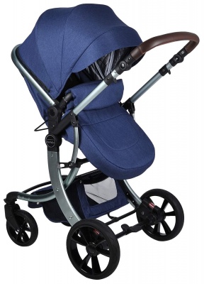 Коляска трансформер Aimile Original (New Silver) 608L (Синий)