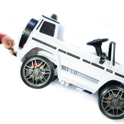 Электромобиль Mercedes-Benz G63 AMG BBH-0002 (белый)