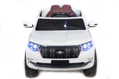 Электромобиль Toyota Prado 4х4 (белый)